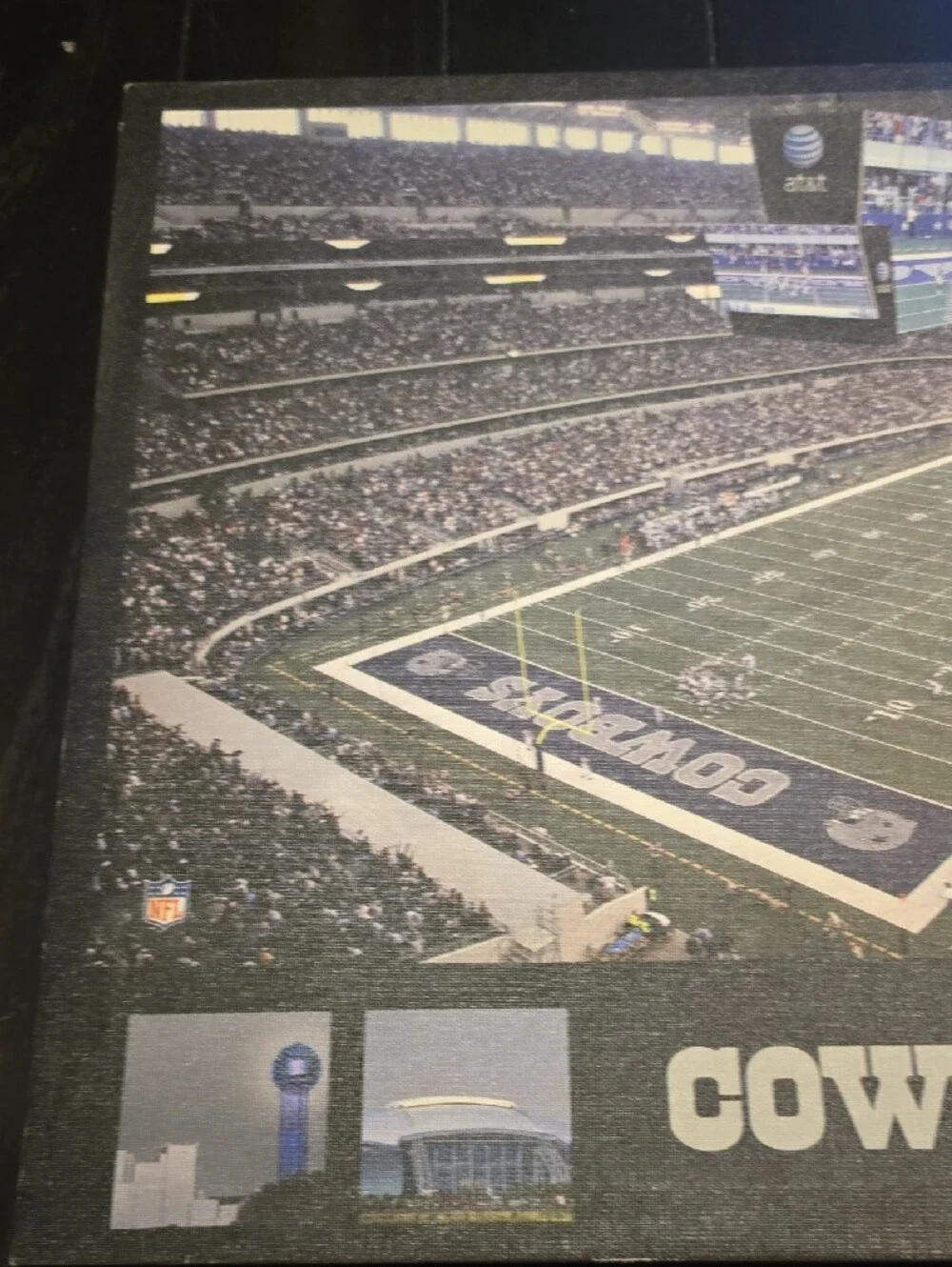 Dallas Cowboys AT&T Stadium Canvas Art 19.5